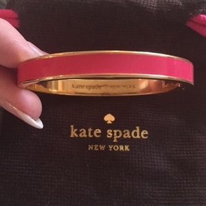 Kate Spade Pink Enamel “My Cup of Tea” Bracelet